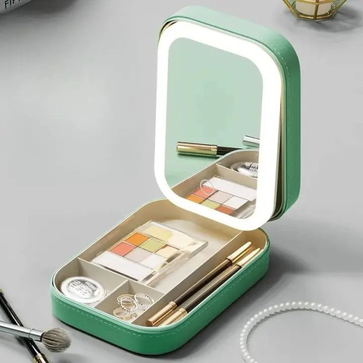 BowLift | Cosmetic case with LED mirror – Makeup & Organize anywhere