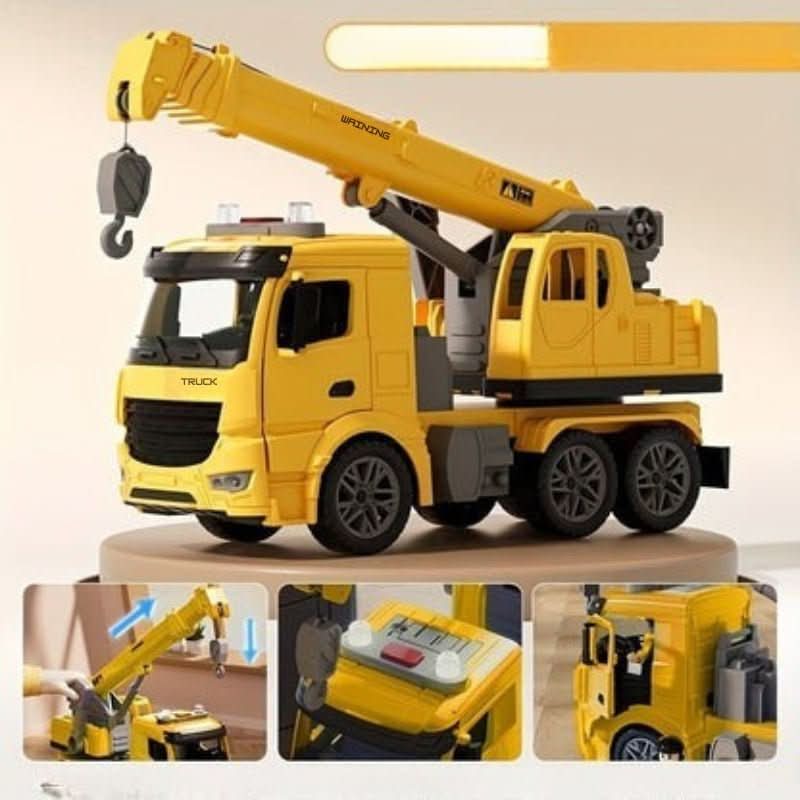 BowLift | Construction Vehicle with Light, Sound & Movable Crane Arm (from 3 years)