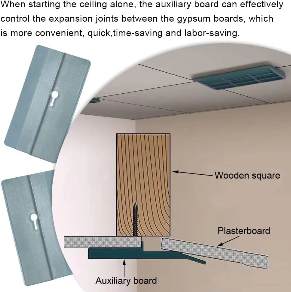 BowLift | Plastic ceiling panel mounting plates for easy one-person installation