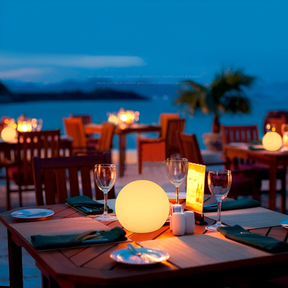 BowLift | LED Table Lamp with Dynamic Color Change - Mood Lighting Glowing Ball