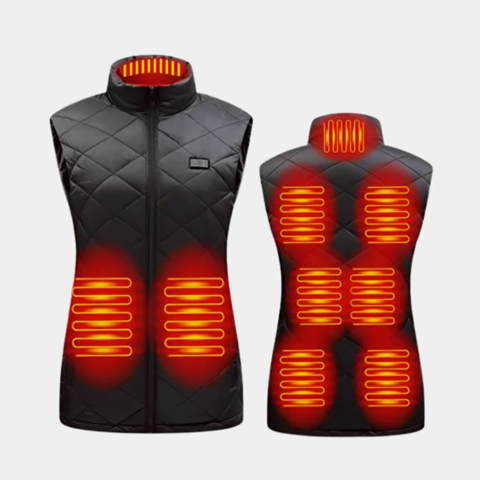 BowLift | Heated vest for women with dual control and 9 heating zones – comfort and warmth for every season