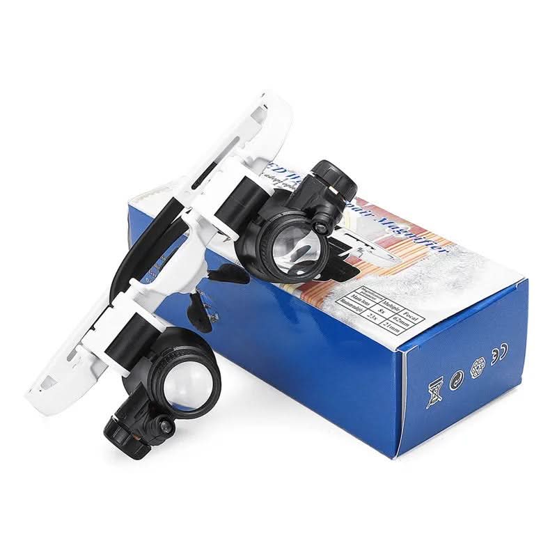BowLift | Adjustable LED Magnifying Glasses for Reading & Jewelry Work