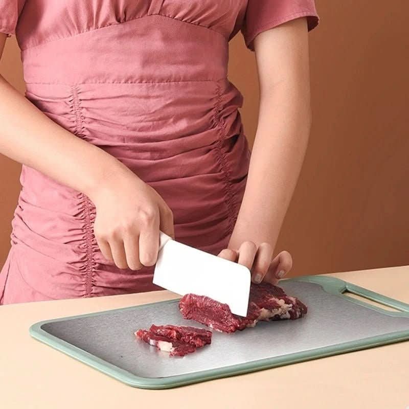 BowLift | Durable stainless steel cutting board, usable on both sides & non-stick