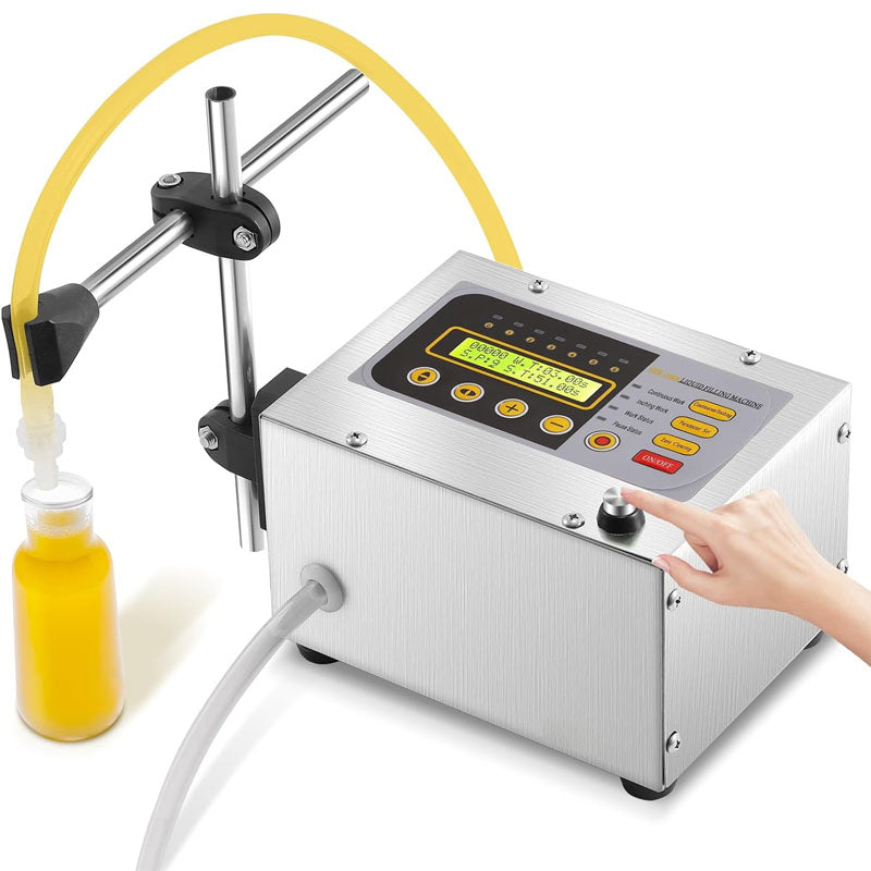 BowLift | Liquid Filling Machine  2-118 Oz Bottle Filling Capacity with Anti-Dripping Nozzle Diaphragm Pump Digital Control