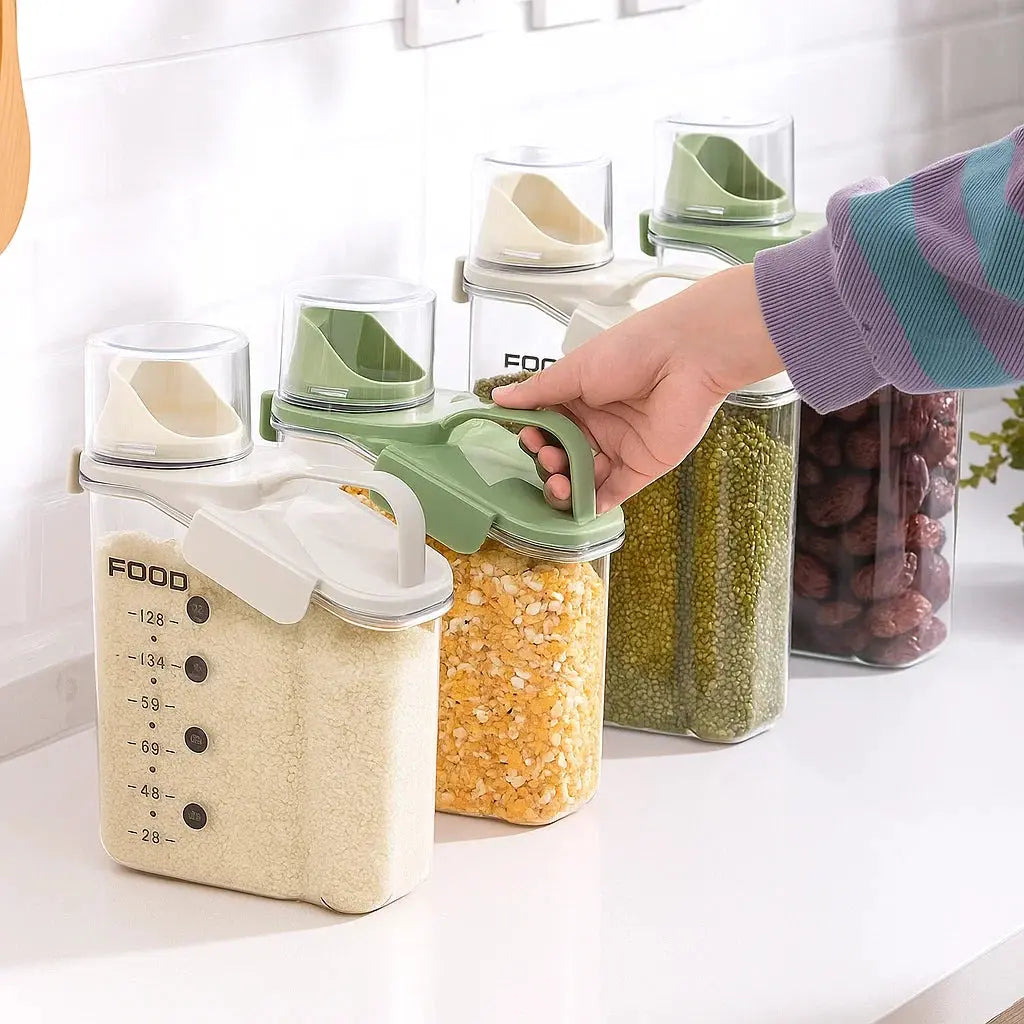 BowLift | Airtight storage container – With spout & carrying handle