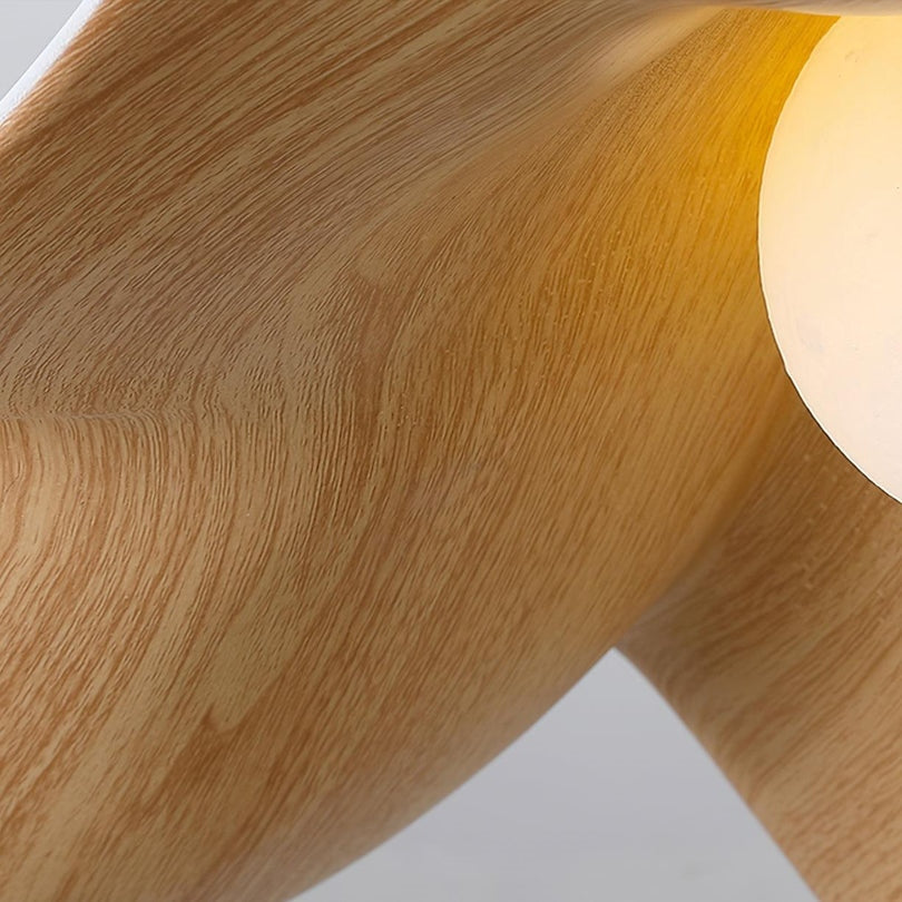 BowLift | Elegant Wooden Ceiling Lamp with Scandinavian Inspiration