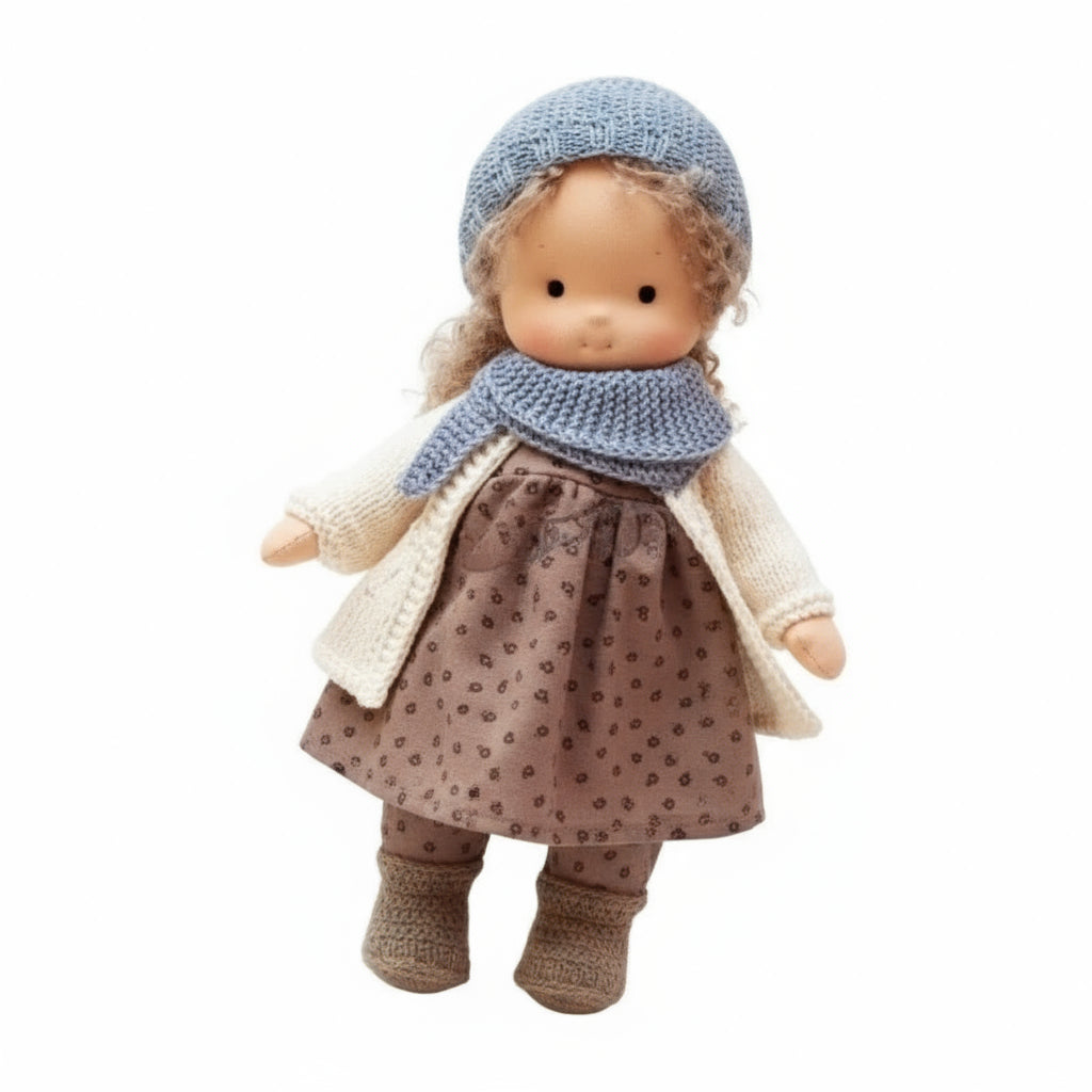 BowLift | Handmade Waldorf Doll Made of Cotton for Creative Play