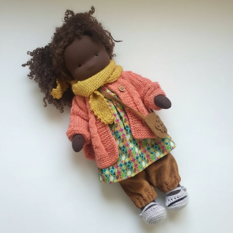 BowLift | Handmade Waldorf Doll Made of Cotton for Creative Play