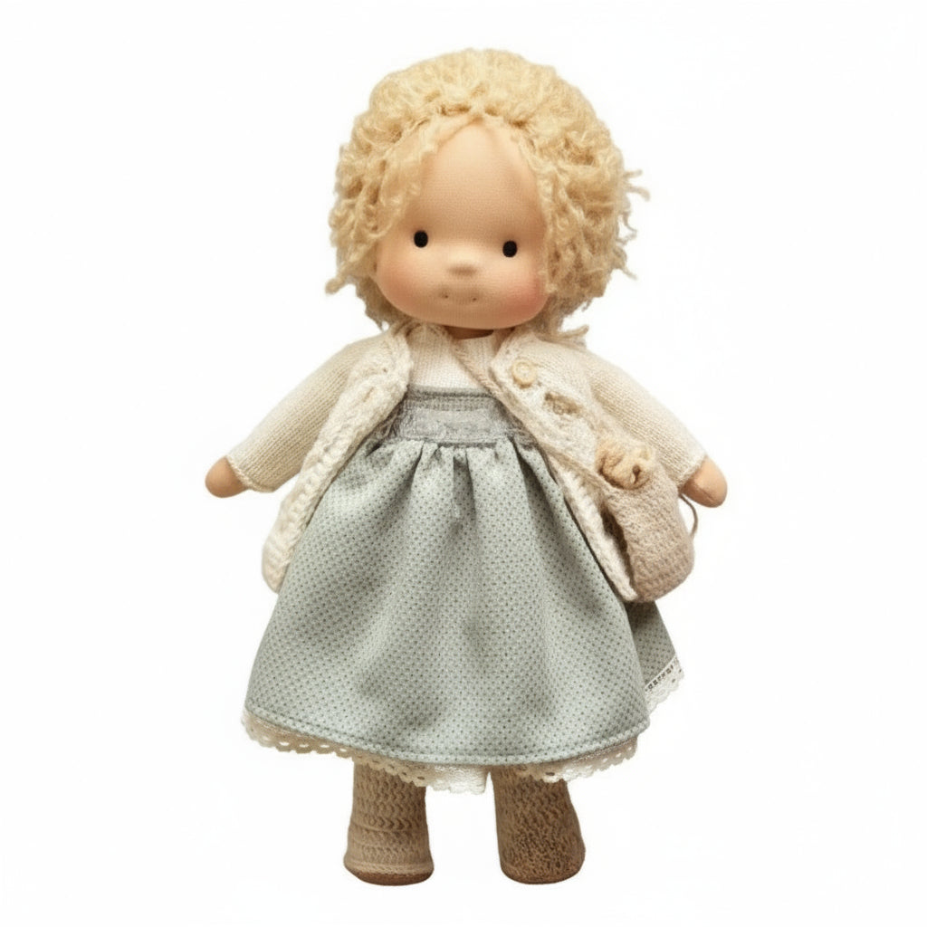 BowLift | Handmade Waldorf Doll Made of Cotton for Creative Play