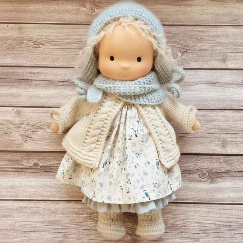 BowLift | Handmade Waldorf Doll Made of Cotton for Creative Play