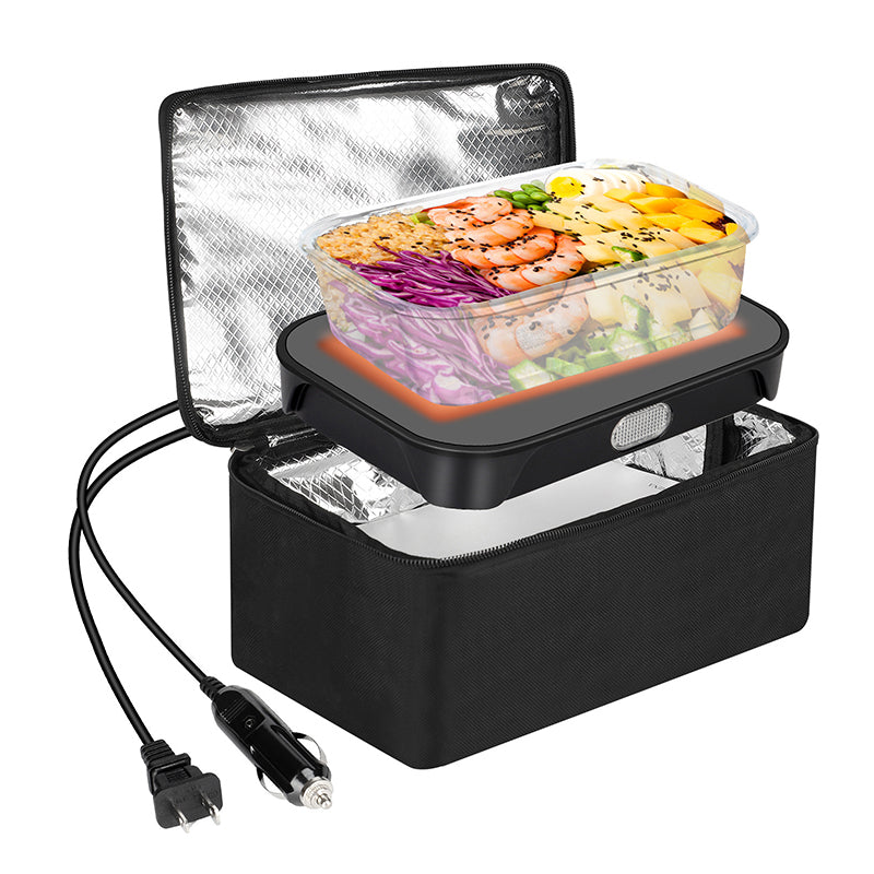 BowLift | 12V 24V Food Warmer Electric Lunch Box Personal Heated Lunch Box for Cooking and Reheating Food in Car,Truck,Camping, Work