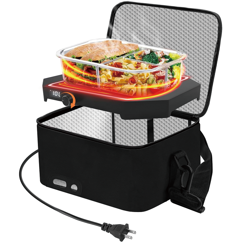 BowLift | 110V-220V Home/Office Food Warmer, Adjustable Temperature Food Warmer Electric Lunch Box for Cooking and Reheating Meals in Office, Travel, Hotel, Home