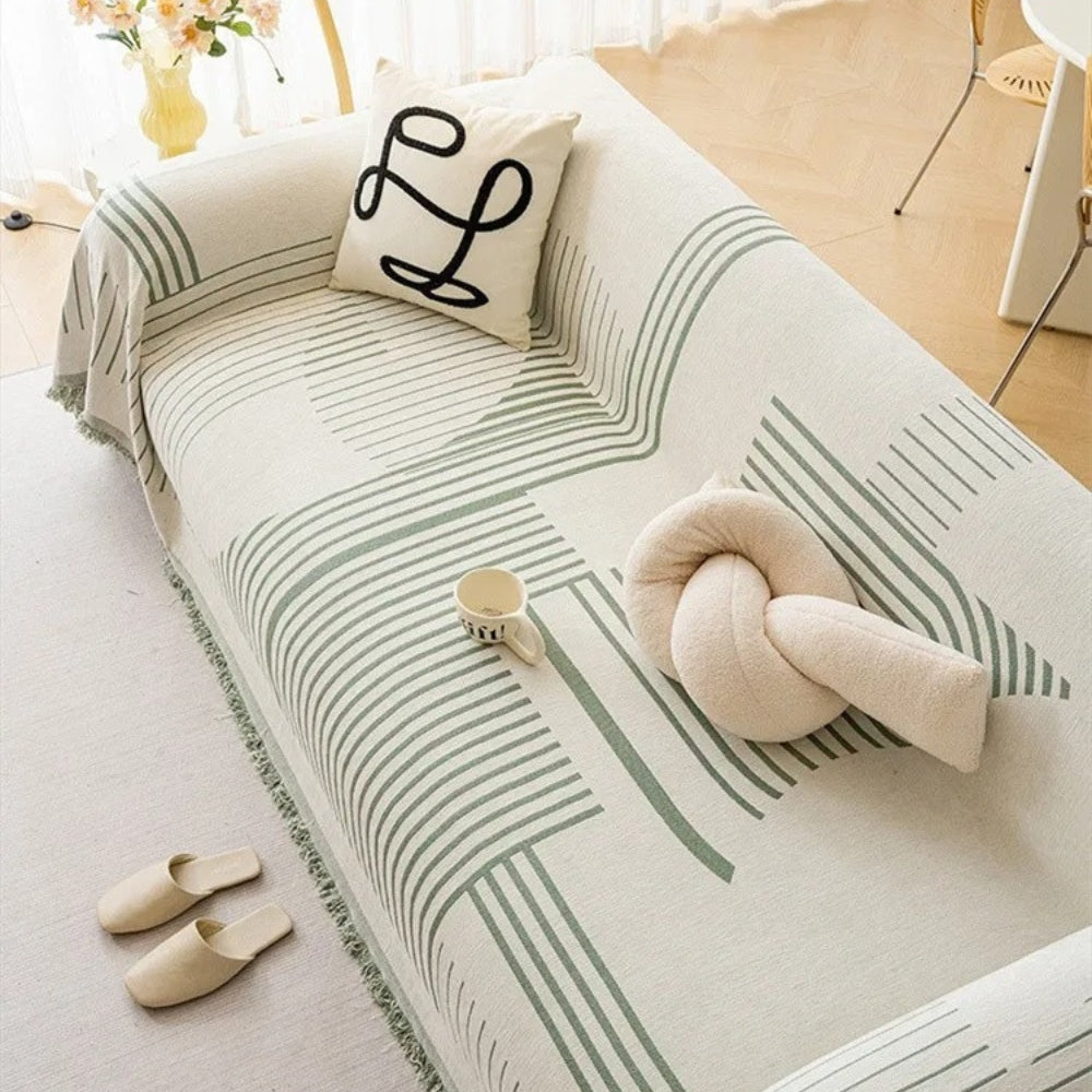 BowLift | Luxurious Snowflake Chenille Sofa Cover