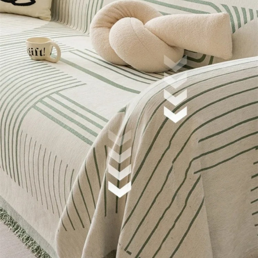 BowLift | Luxurious Snowflake Chenille Sofa Cover