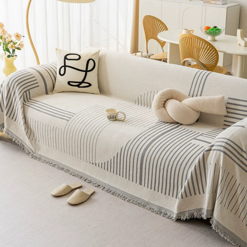 BowLift | Luxurious Snowflake Chenille Sofa Cover