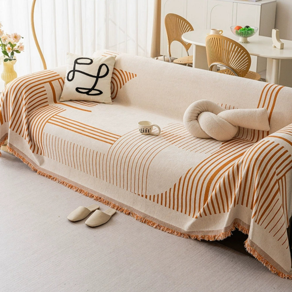 BowLift | Luxurious Snowflake Chenille Sofa Cover