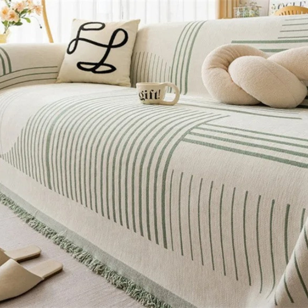 BowLift | Luxurious Snowflake Chenille Sofa Cover