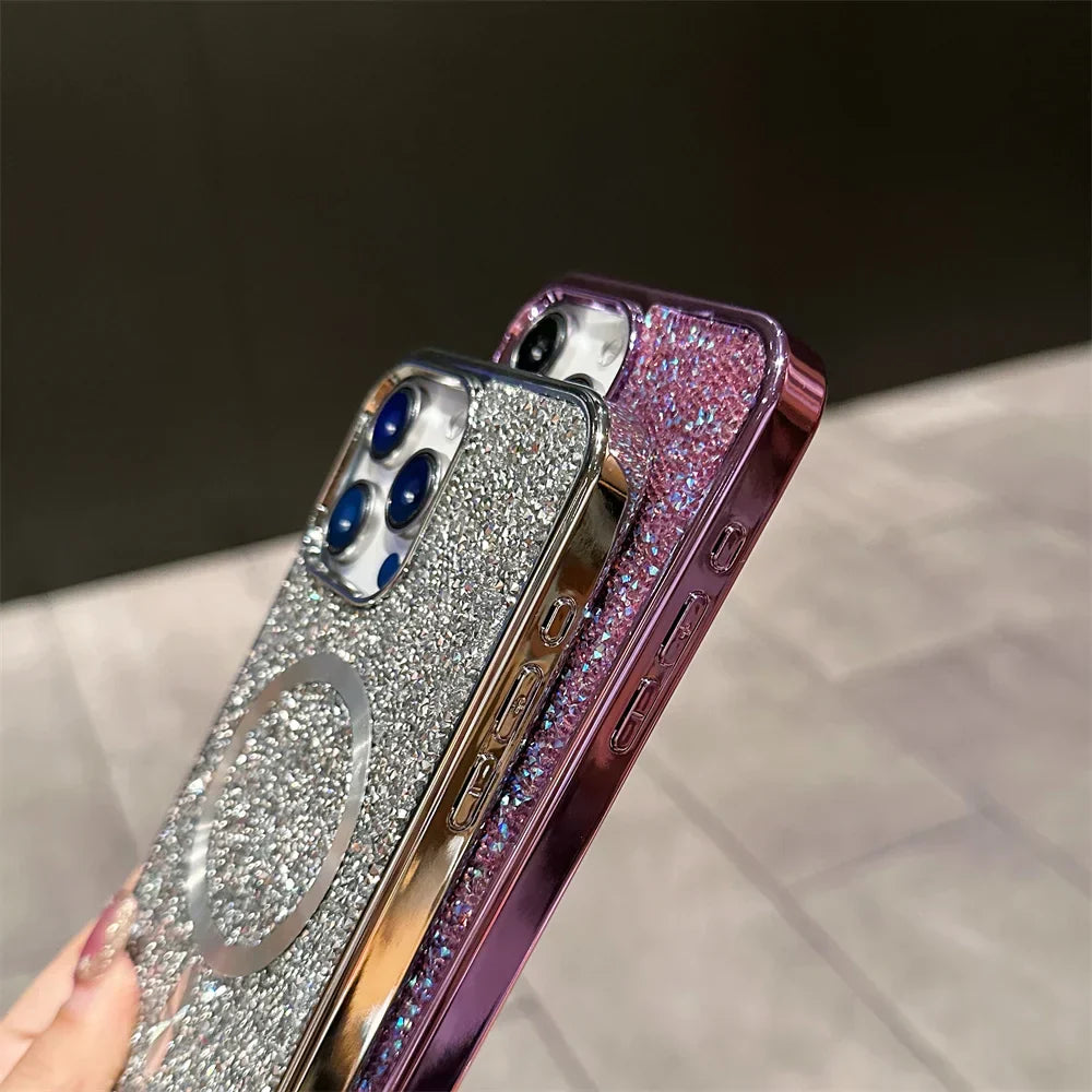 BowLift | Bling Glitter Magnetic Case for iPhone