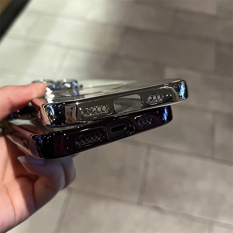 BowLift | Plating Clear Soft Magnetic Case for iPhone