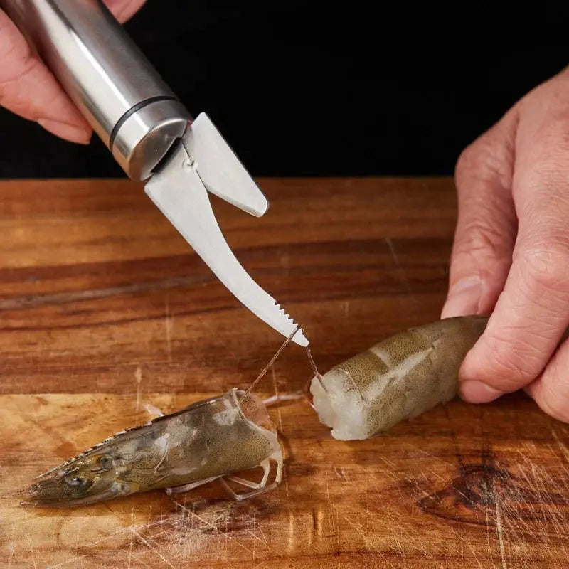 BowLift | Stainless Steel Shrimp Peeler – Effortless & Clean Peeling