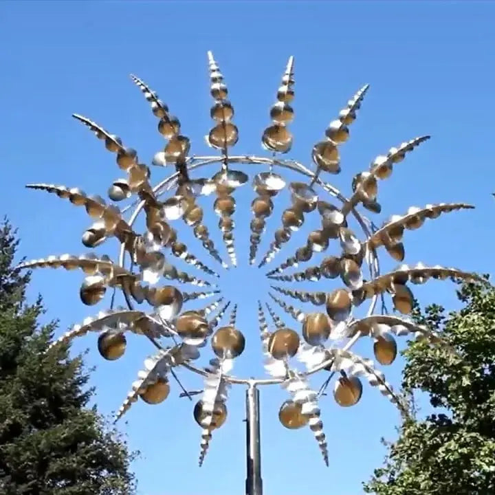 BowLift | Magical Metal Wind Sculpture – Fascinating Garden Decoration