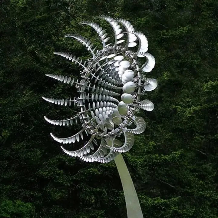BowLift | Magical Metal Wind Sculpture – Fascinating Garden Decoration