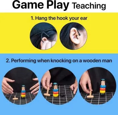 Magical wooden toy - The doll that keeps getting up!