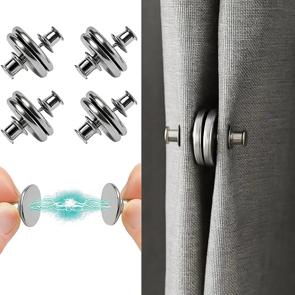 BowLift | Magnetic Curtain Clips – Lightproof Clips made of Durable Alloy