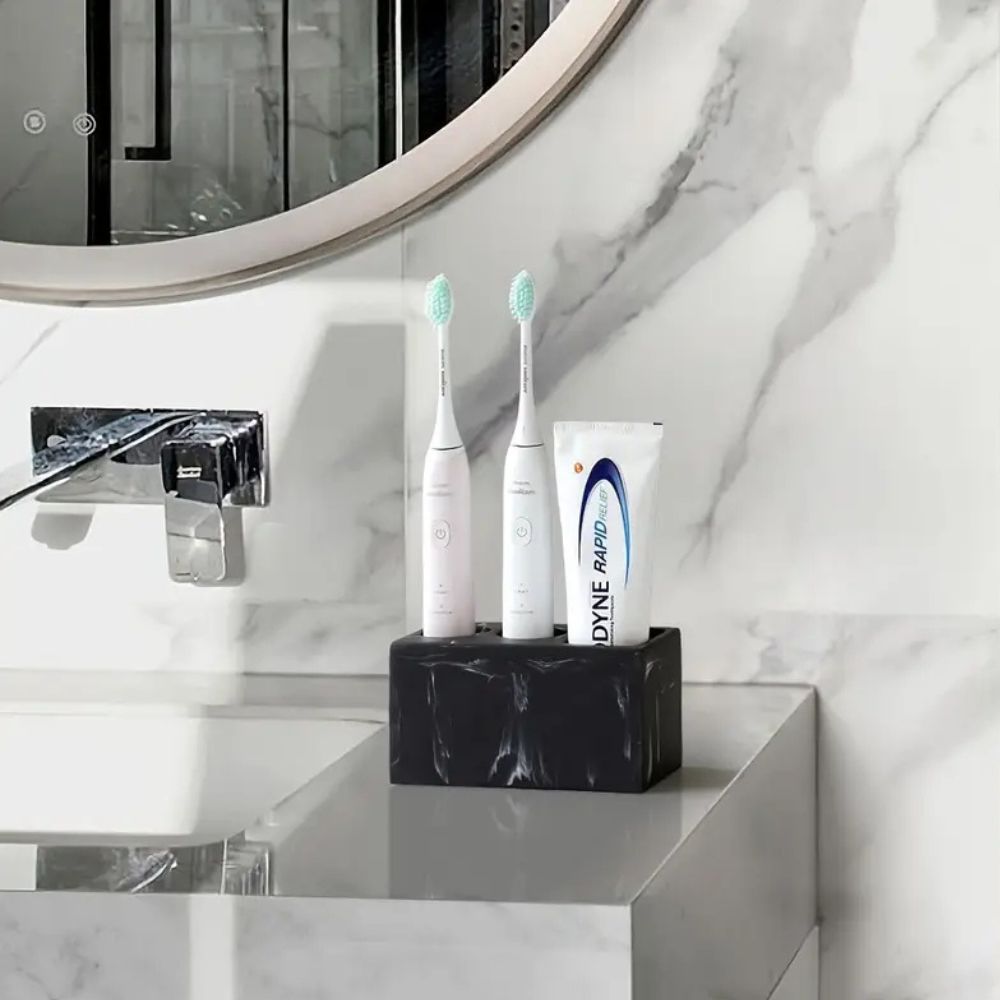 BowLift | Couple Resina Toothbrush Holder