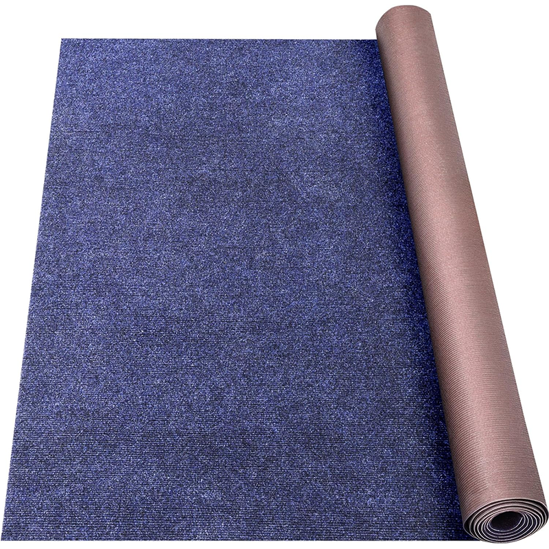 BowLift | Marine Carpet, 6' x 14' x 0.2' Thick Dark Blue Indoor Outdoor Carpet Marine Carpet with Waterproof TPE Backing, Non-Slip Outdoor Marine Carpet Roll for Home, Patio, Porch, Deck