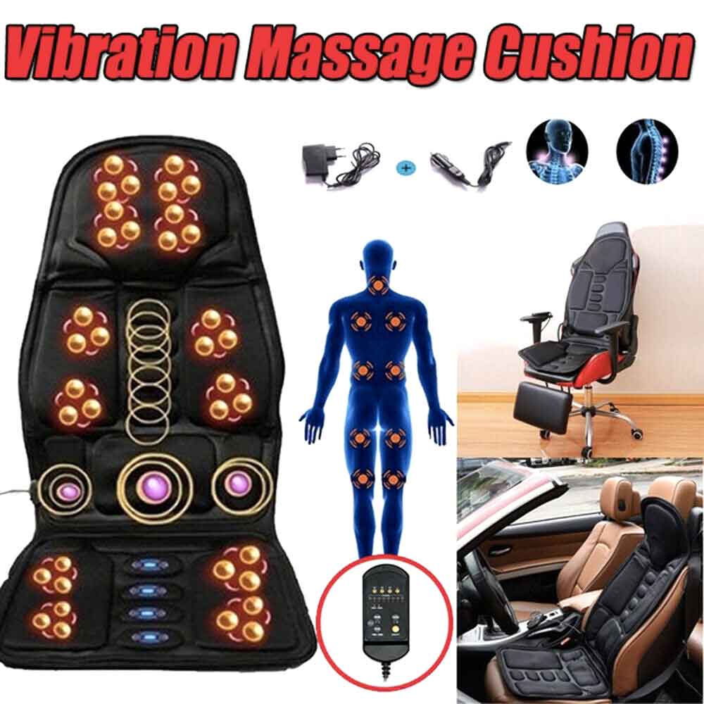 BowLift | Fashion massage chair pad with heated neck pillow for car and home