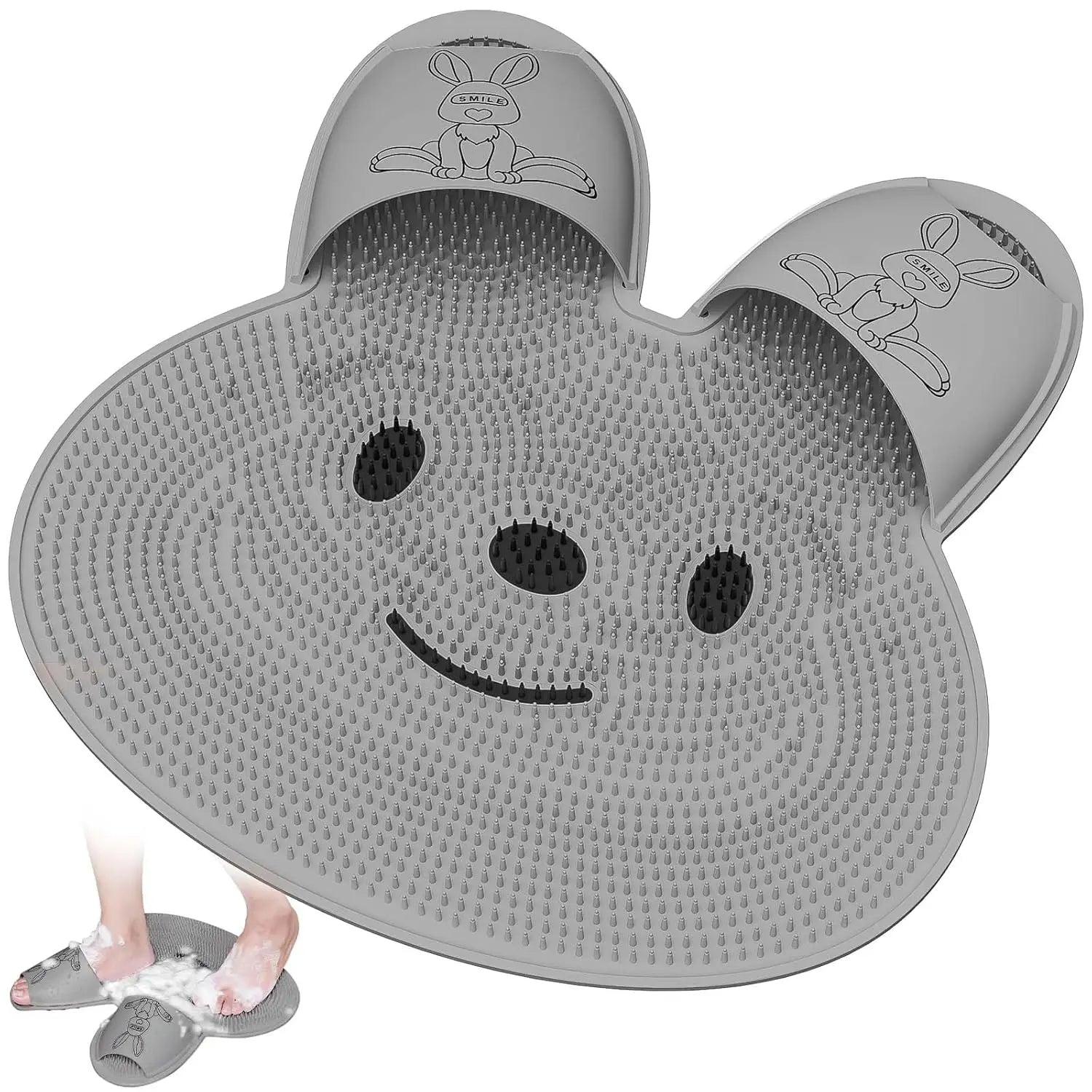 BowLift | Massage foot mat in rabbit shape – Promotes circulation & smooth foot skin