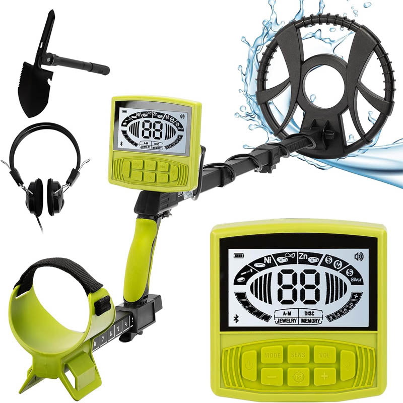 BowLift | 11 inch Metal Detectors 5 Professional Mode with Higher Accuracy Waterproof Search Coil, Adjustable Stem