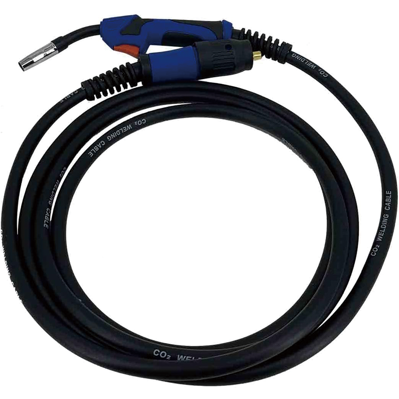 BowLift | 16ft Mig Welding Gun, 180A-500A Torch Stinger Euro Connector for MIG MAG Welding Machine Binzel Type Flexible Head
