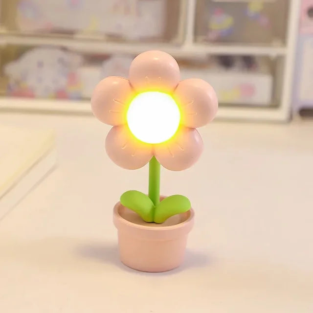 BowLift | BloomAura – Elegant Petite Flower Table Lamp for Soft Lighting