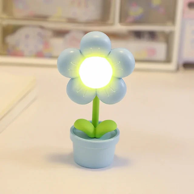 BowLift | BloomAura – Elegant Petite Flower Table Lamp for Soft Lighting