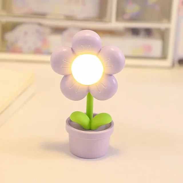 BowLift | BloomAura – Elegant Petite Flower Table Lamp for Soft Lighting