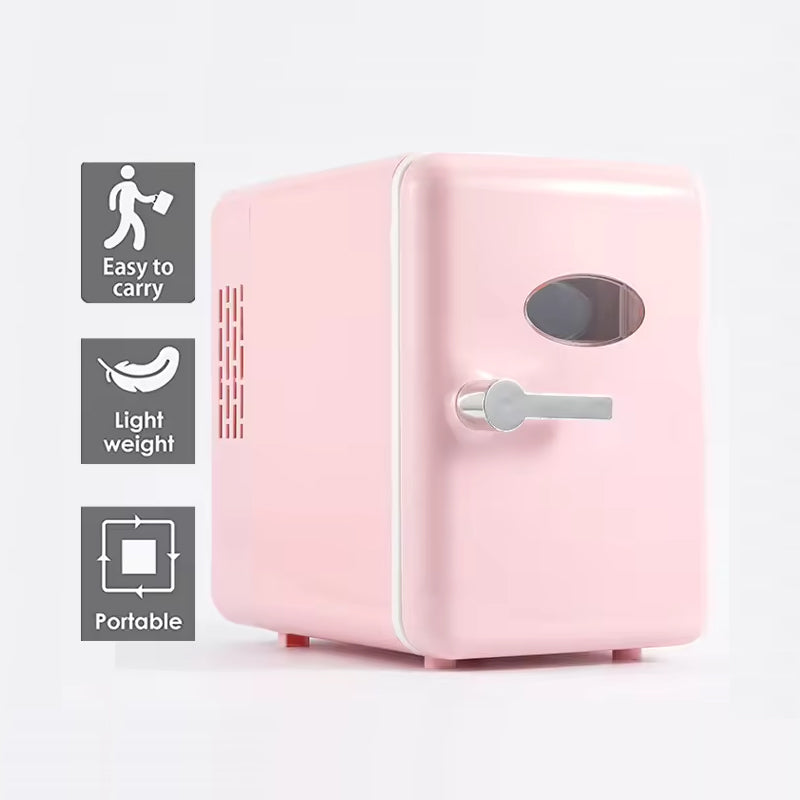 BowLift | Energy Drink Freezer 4L Cosmetic Skincare Room Beauty Custom Refrigerator Portable Luxury Mini Fridge For Bedroom