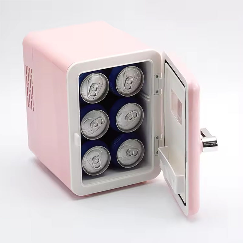 BowLift | Energy Drink Freezer 4L Cosmetic Skincare Room Beauty Custom Refrigerator Portable Luxury Mini Fridge For Bedroom