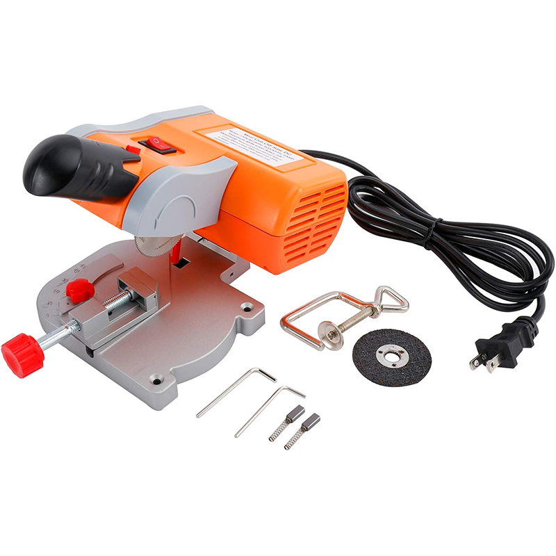 BowLift | 110V Mini Miter Saw with Miter Gauge 2 Inch Saw Blade for Metal, Wood, Plastic, Craft Cutting