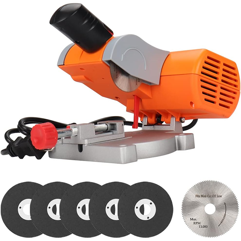 BowLift | Table Miter Saw Micro Compound Cutting - Mini Miter Cutting Saw for Metal Wood Plastic Craft Making Carbon Arrow Shaft Cutting, Up to 45° Adjustable Small Electric Table Saw