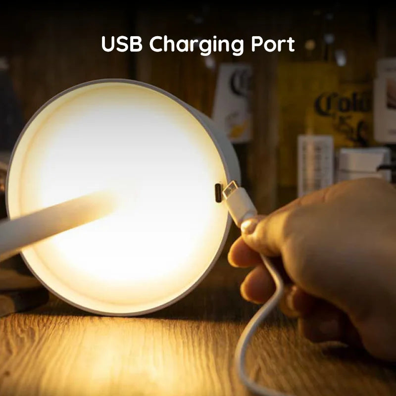 BowLift | Luminara™ | Modern Rechargeable LED Wireless Table Lamp | Portable Lighting for Home, Office & Outdoor Use