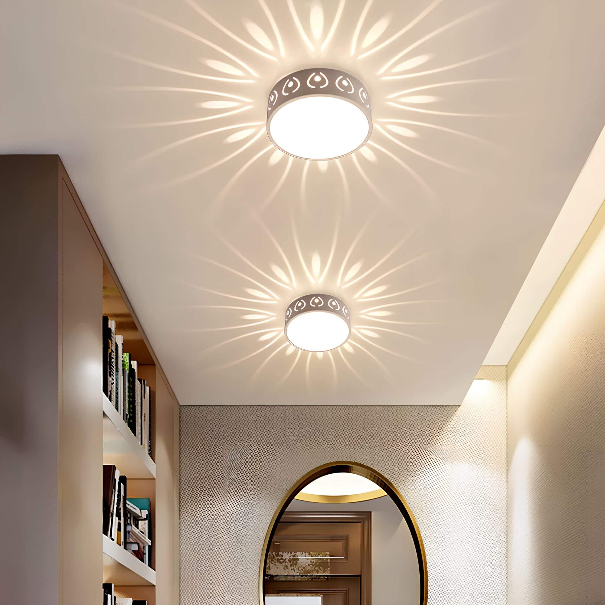 BowLift | Modern LED ceiling light - for entrance, hallway and balcony