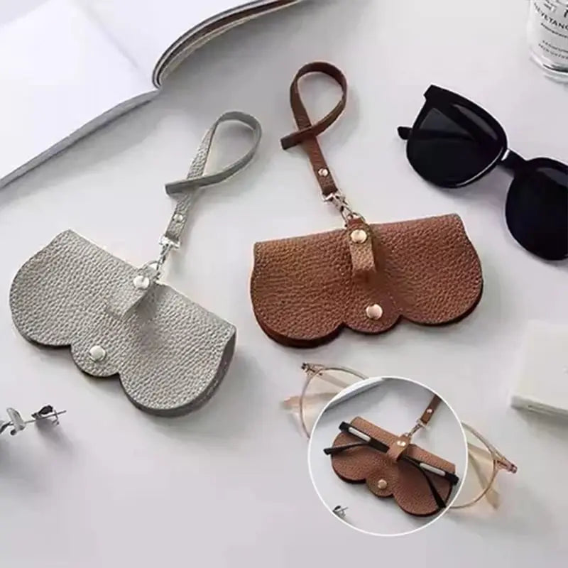 BowLift | Fashionable glasses case made of leather – Suitable for sunglasses, reading glasses & XL glasses