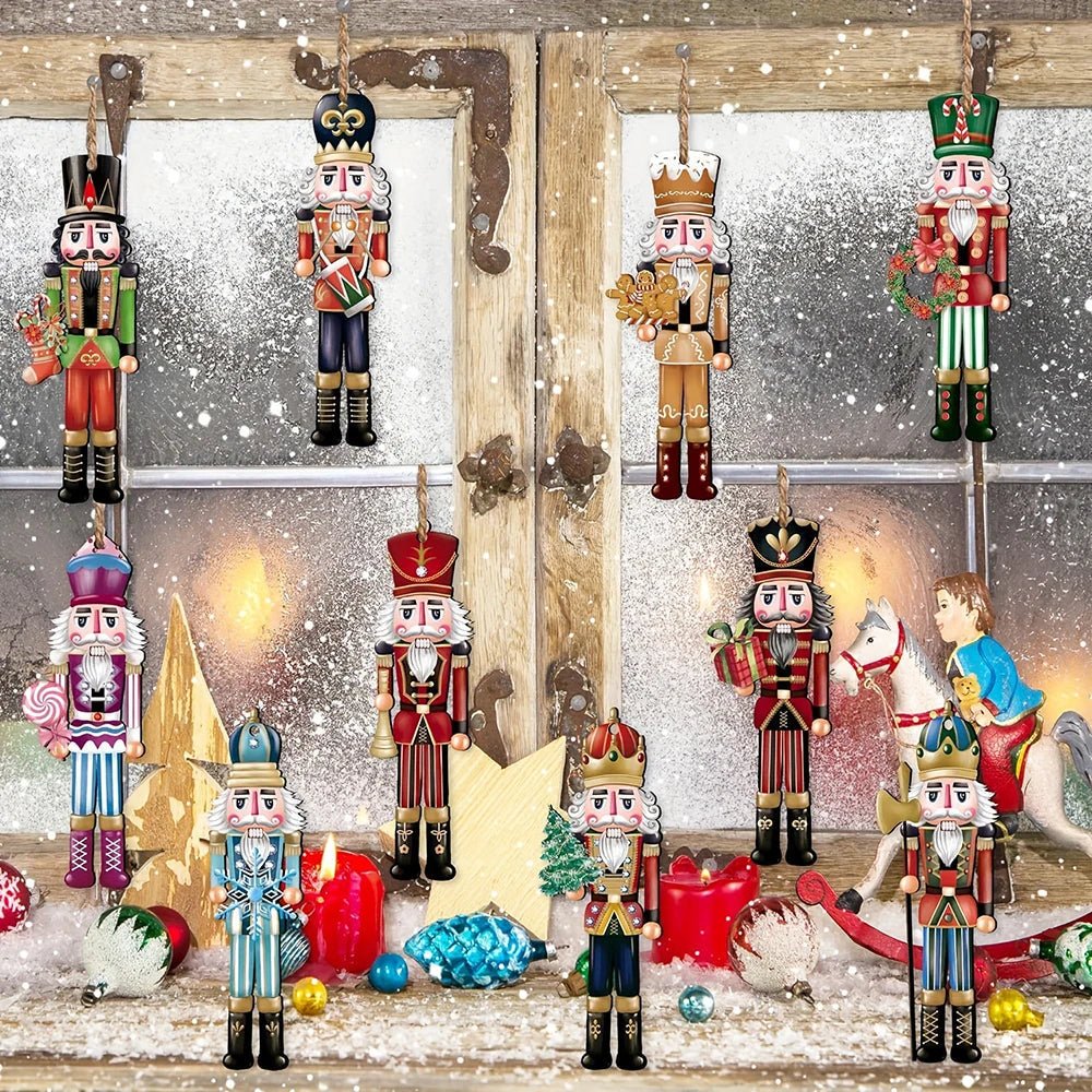BowLift | Elegant Nutcracker Soldier Set with Festive Finish