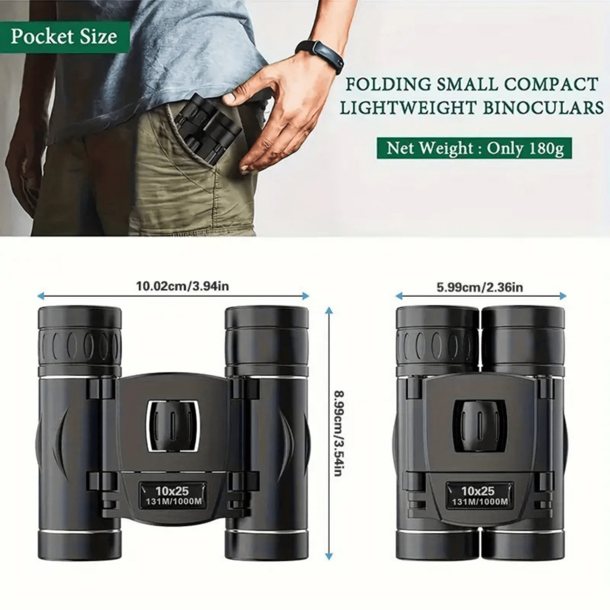BowLift | HD 40x22 binoculars for nature and outdoor adventures