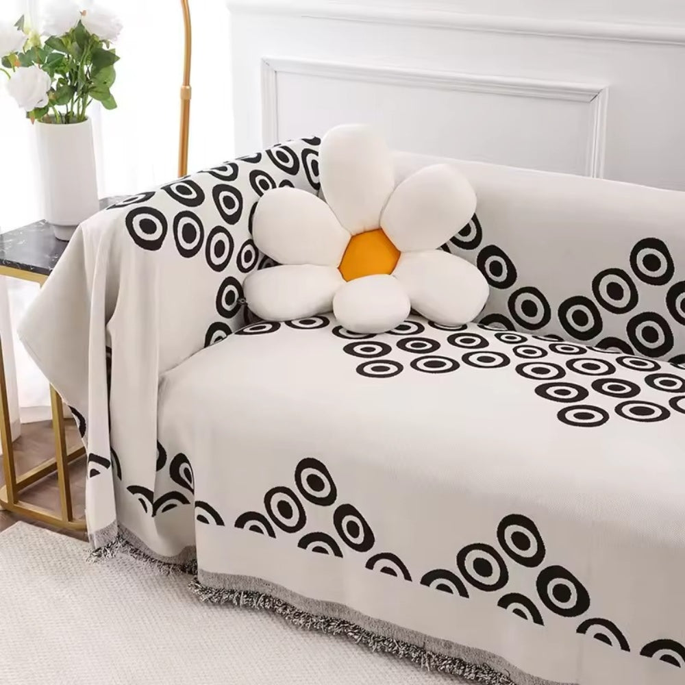 BowLift | Circa Bloom Patterned Chenille Sofa Cover