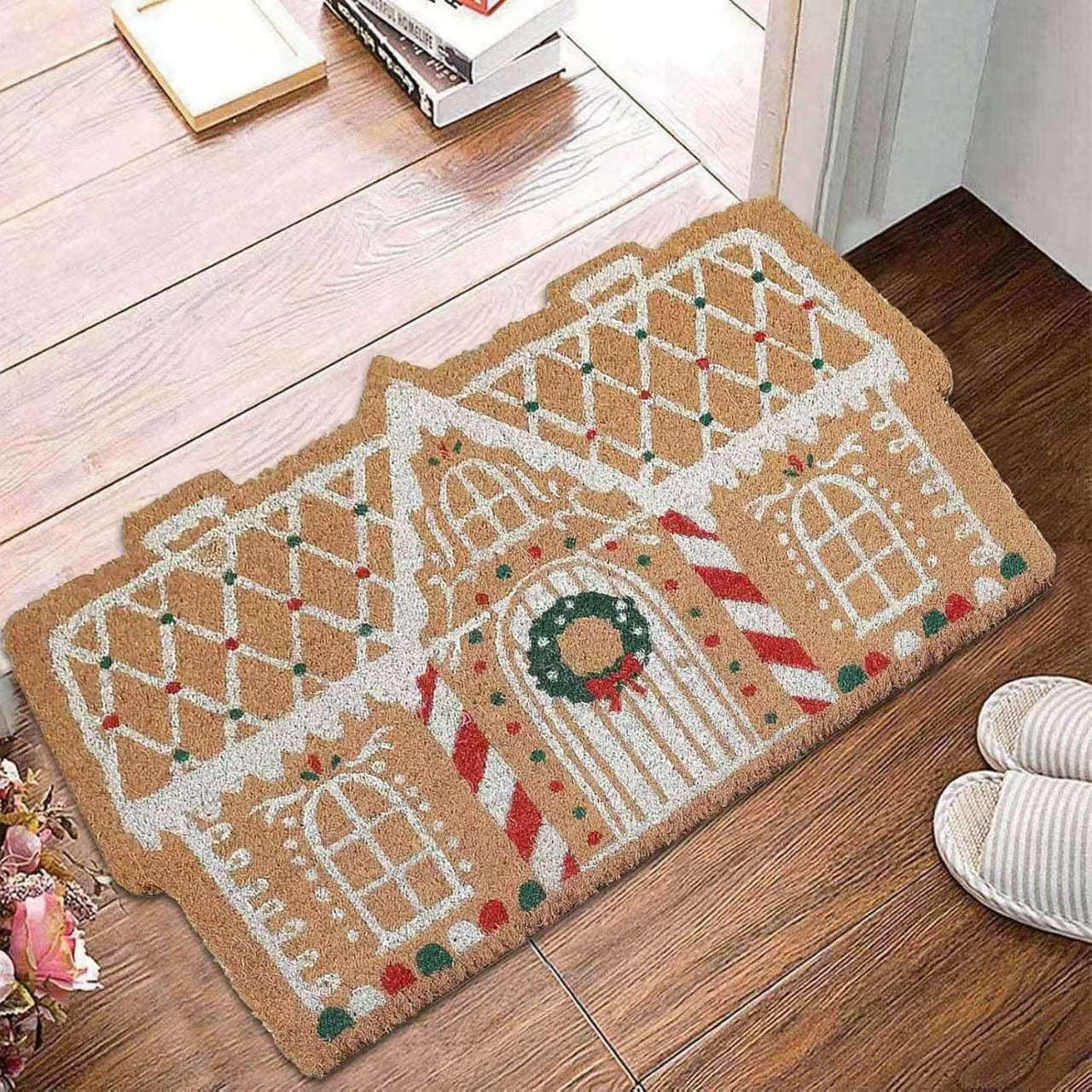 BowLift | Christmas Rug - Cashmere Irregular Shape Hallway Mat