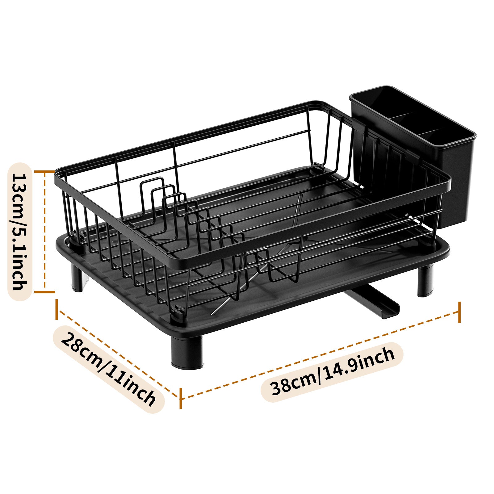 BowLift | Practical Dish Dryer with Water Drain