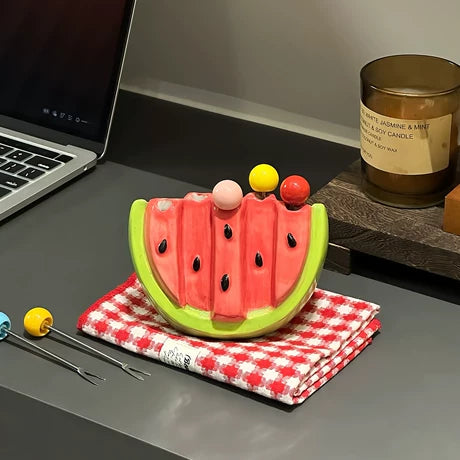 BowLift | Watermelon Fruit Bite Sticks Fork Set